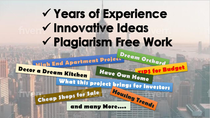 be your real estate articles and blogs writer