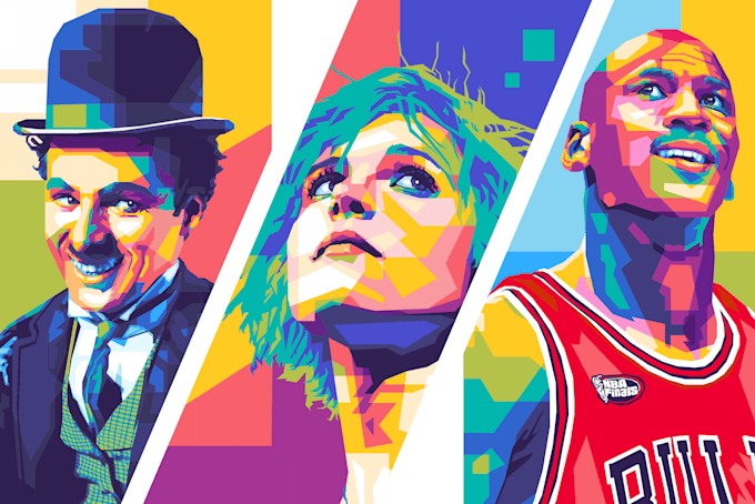 make a beautiful wpap pop art portrait