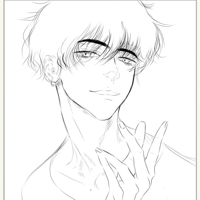make high quality anime style art