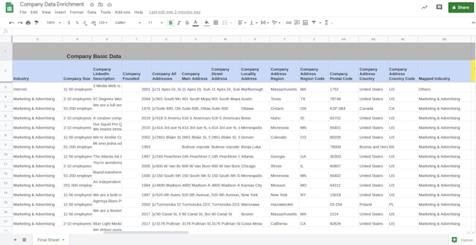 do company data enrichment