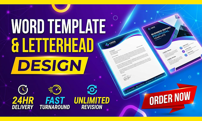design editable ms word brochure, proposal, company profile or report template