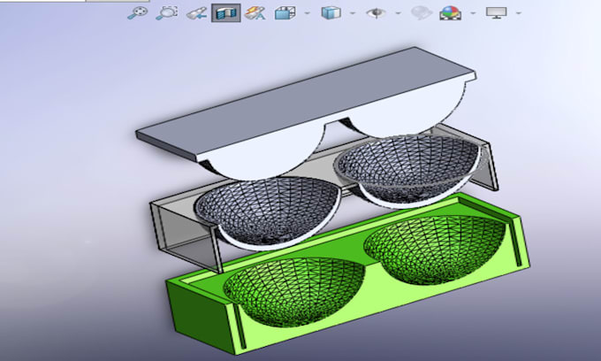 do plastic injection mould and 3d product design using solidworks
