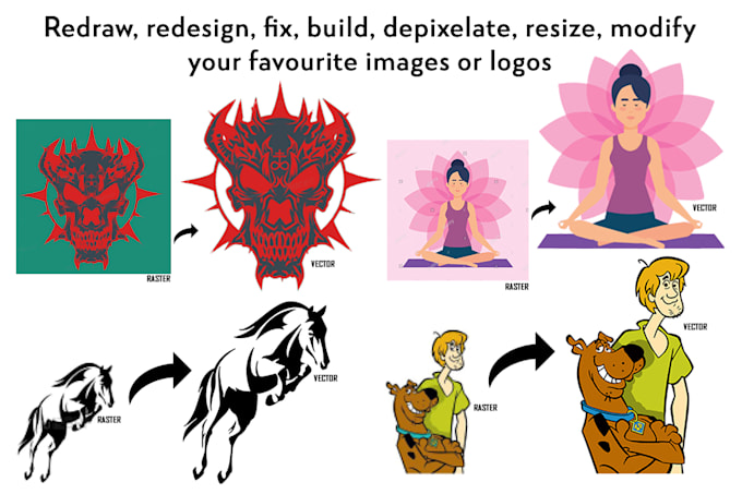 redesign or fix your low res images or vectorize logo