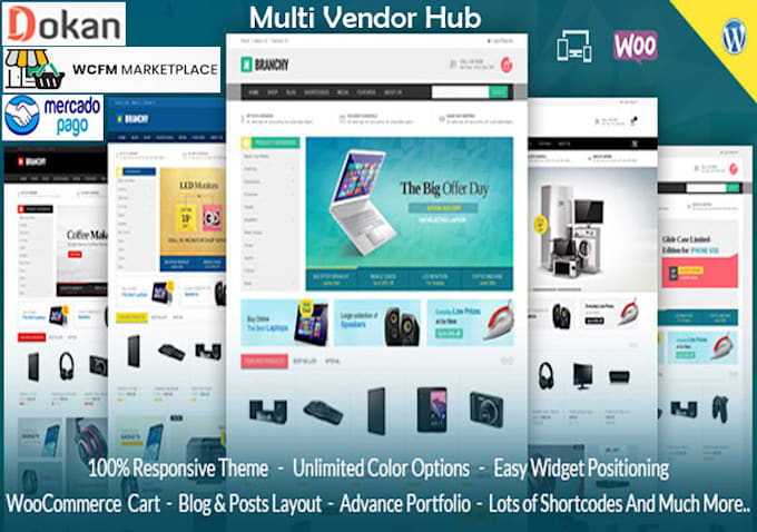 design your ecommerce multivendor store business website alibaba dropshipping