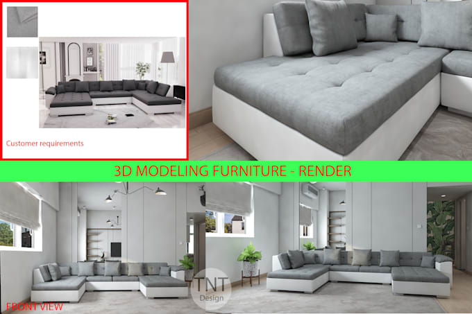 create 3d furniture so exactly