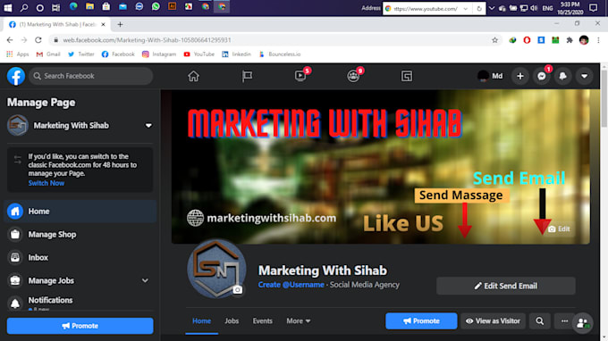 do facebook page creation