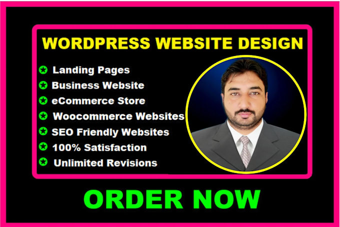 create responsive wordpress website design or blog