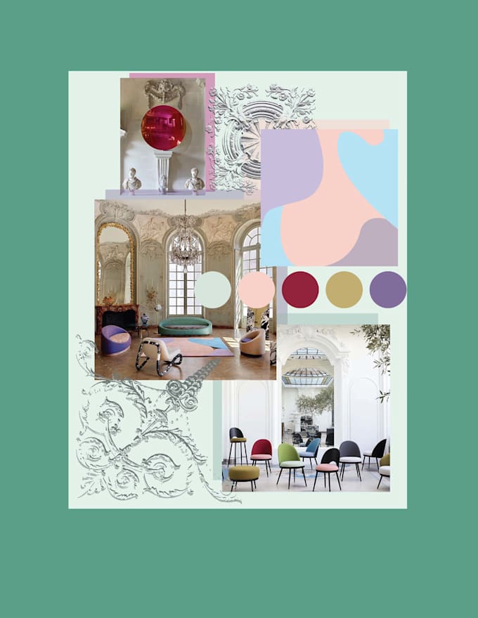 create stylish fashion and interior mood boards