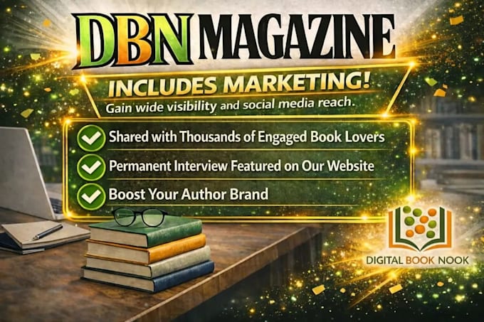 do an author interview and book marketing promotion