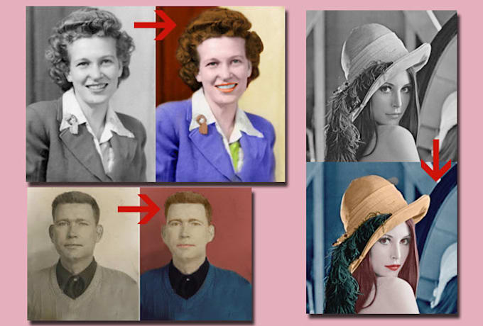 Restore old photos, colorize black and white photo by Yasmeen_liaquat ...