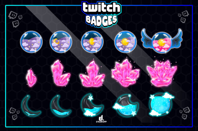 create awesome twitch sub badges or emotes