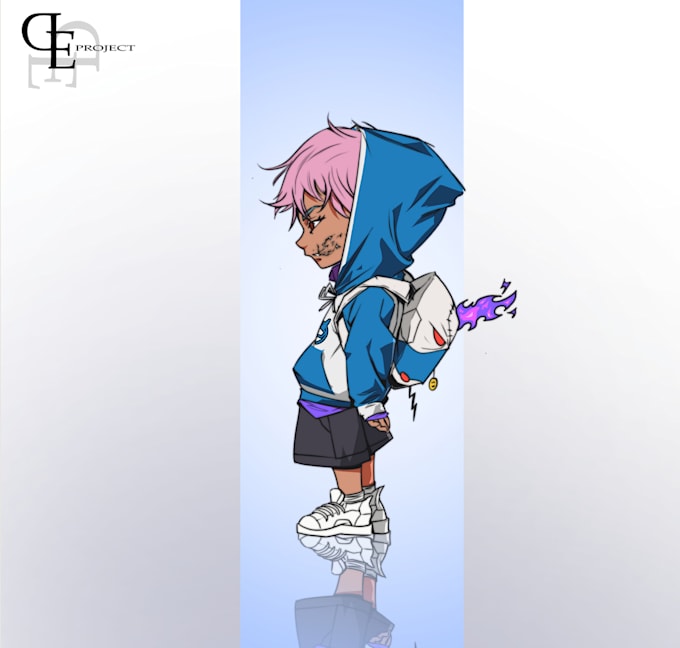 create professional anime character for games and books
