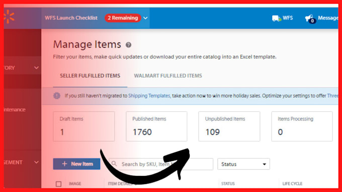 do walmart wfs listing PPC and SEO