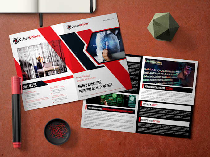design flyer, bifold, trifold, gatefold, brochure, poster, catalog, booklet