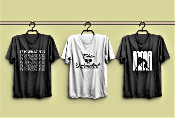 Create minimalist typography t shirt design by Mushfiqartist | Fiverr