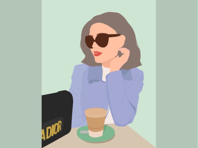 Draw perfect minimalist style illustration by Poliinych Fiverr