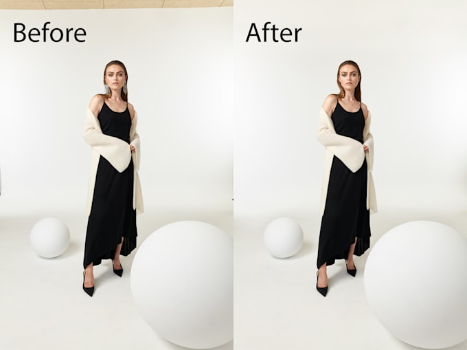high end skin retouching and image editing