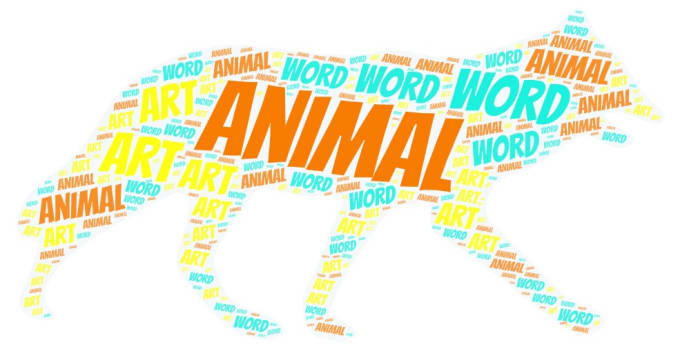 Do quality animal cloud word art by Aliraza5042 | Fiverr Do quality animal cloud word art by Aliraza5042 | Fiverr