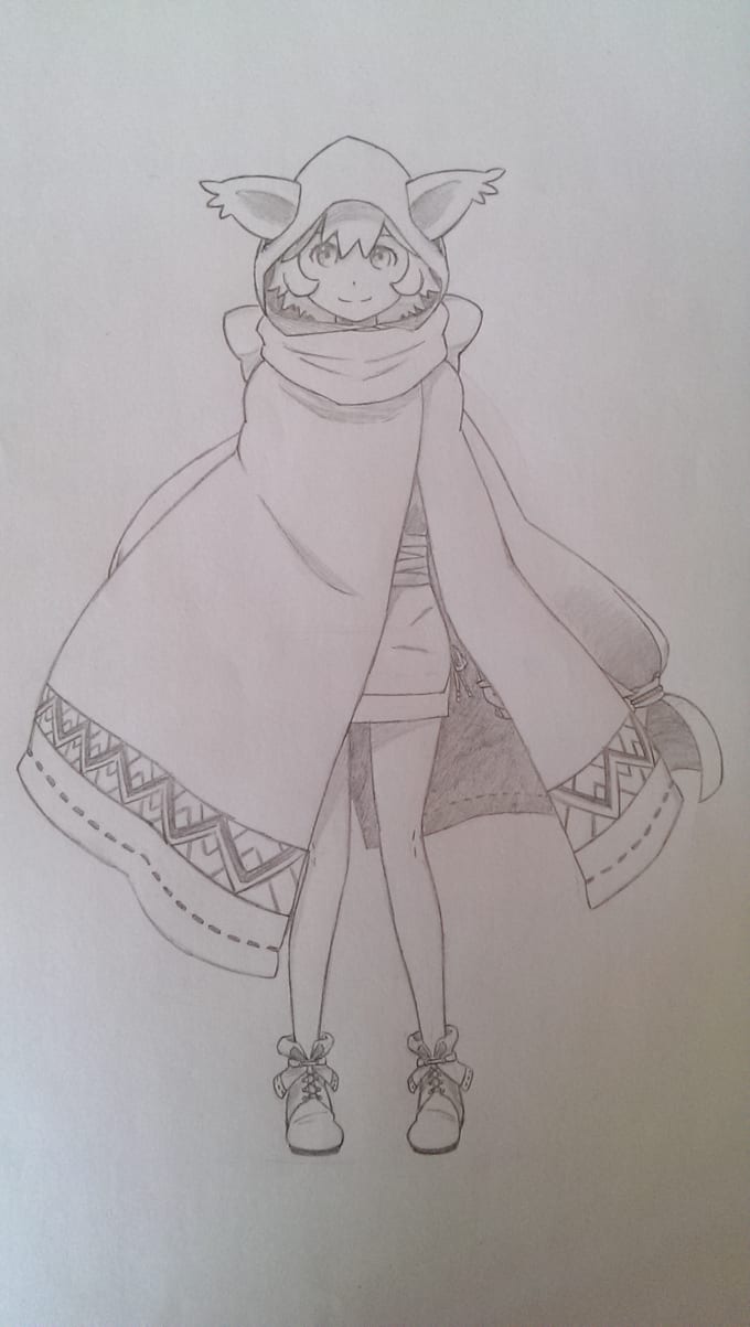 draw original tabletop rpgs characters in traditional pencil art