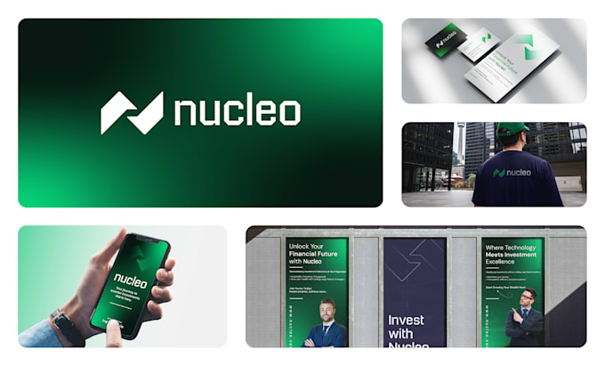 design a modern brand identity, logo and brand guidelines