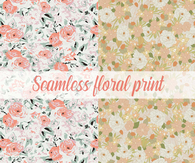 design seamless florals patterns