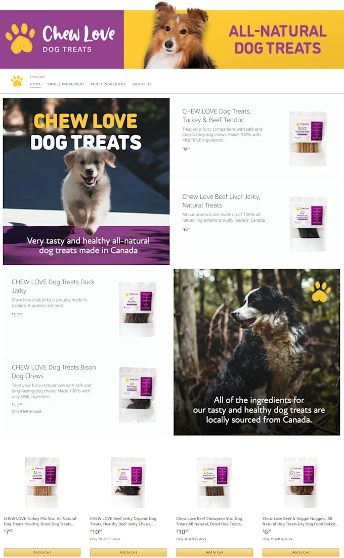 design amazon storefront brand store