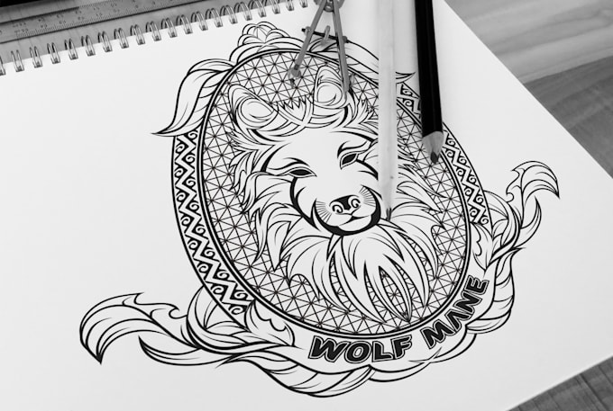 design logo tribal style illustration
