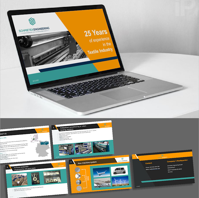 design powerpoint for presentation, professional and modern design