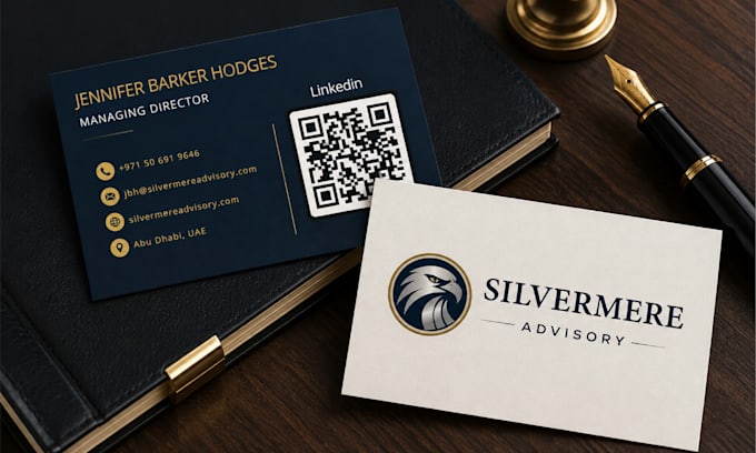 do a modern and professional business card design with stationery design