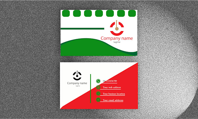 create simple business card design for you