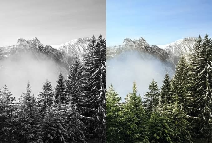replace sky, colorize or color correct your photo