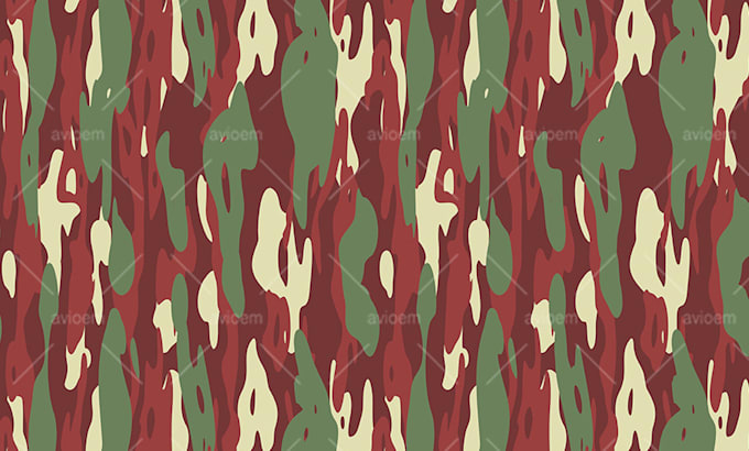 create camouflage seamless pattern in 1 day