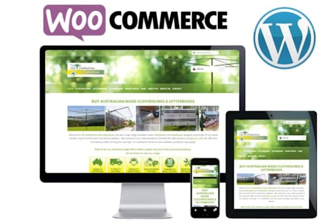 build ecommerce website, online store using wordpress woocommerce