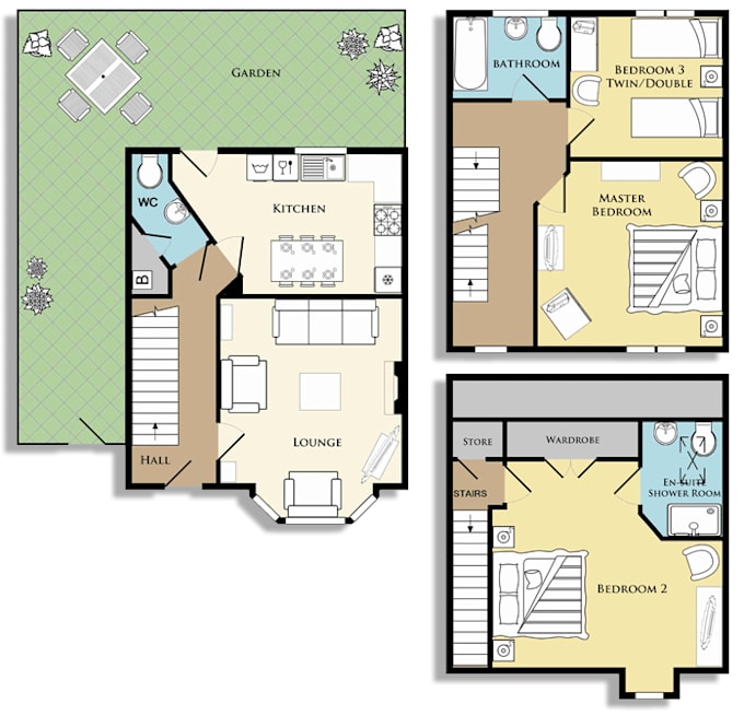 redraw 2d floor plan for real estate agents urgent