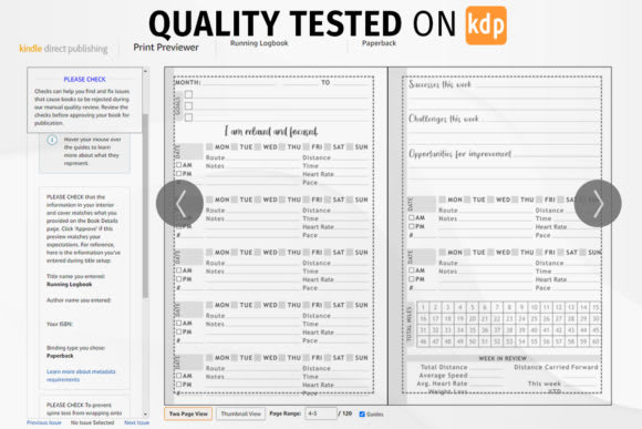create kdp low content book interior in 24h