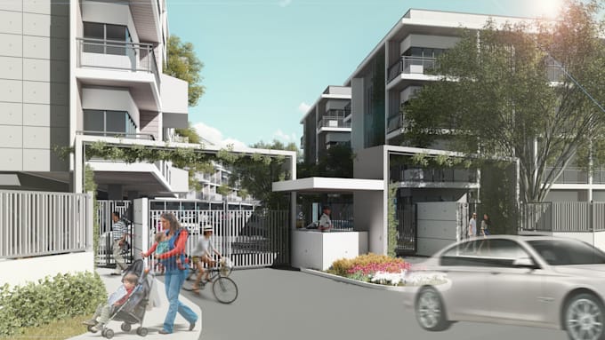 create real estate  rendering and animation