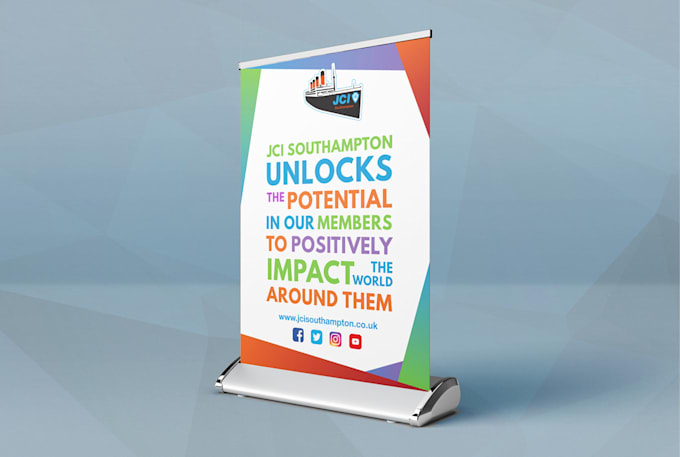 design your roll up banner