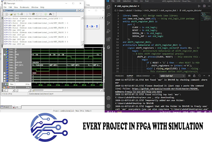 write vhdl code for fpga, complete solution and help in xilinx fpga
