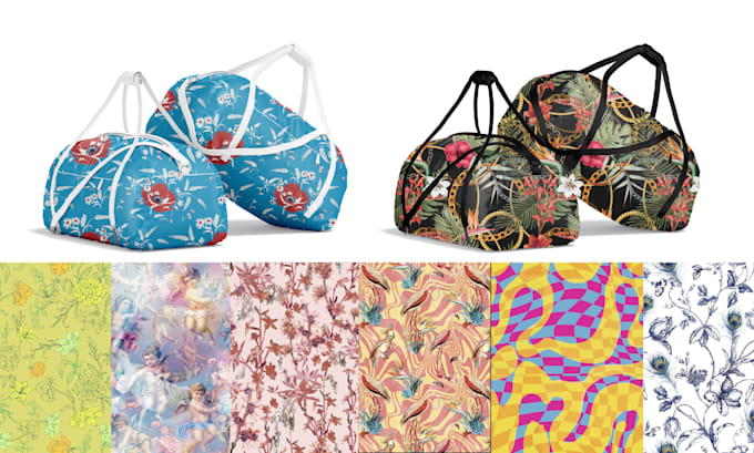 design seamless textile and print patterns
