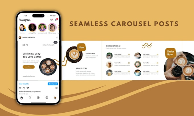 be your instagram content creator for 30 days instagram posts