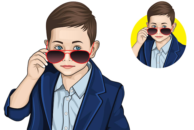 make an avatar cartoon portrait caricature