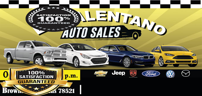 do 2 banner design fast