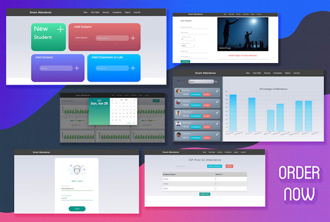 design and develop a responsive website with a beautiful UI