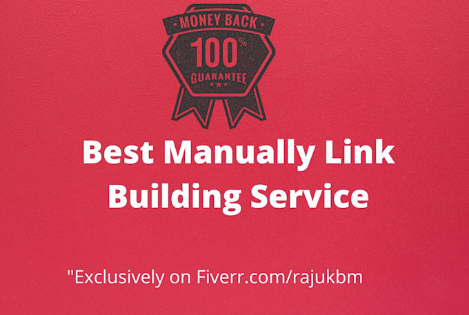 do manual link building service