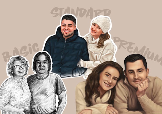 create realistic digital portraits