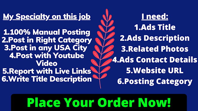 post your ads on top USA classified ad posting sites
