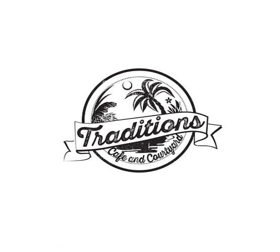 create vintage florida inspired logo for restaurant