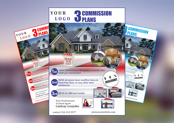 design real estate flyer