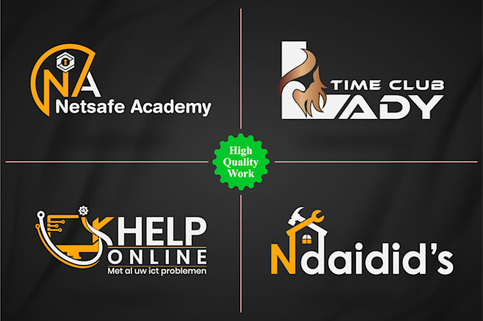 do minimal wordmark, letter mark, and typography text or custom font logo design