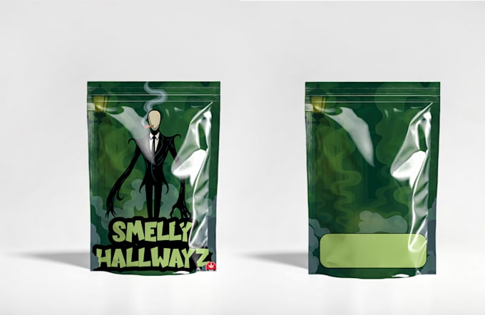 design weed and cannabis mascot cartoon logo design